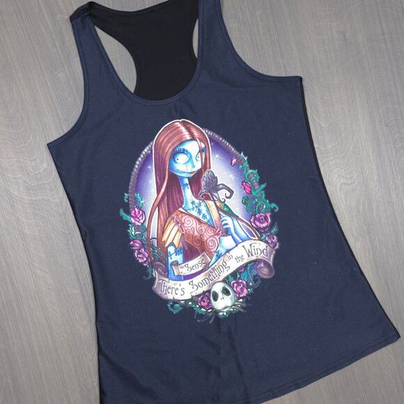 Unknown Tops - Sally Nightmare Before Christmas Black Racerback Tank Top